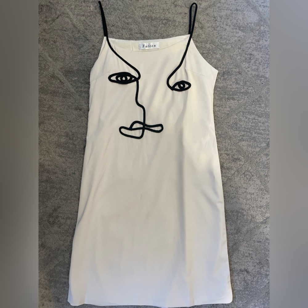 Face Print Dress